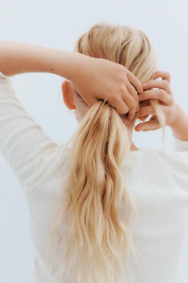 6-14 ANS/ LOT DE DEUX T-SHIRTS POINTELLE - Blanc cassé de Zara - Image 6