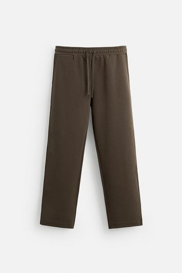 TECHNICAL JOGGER TROUSERS - Dark brown by Zara