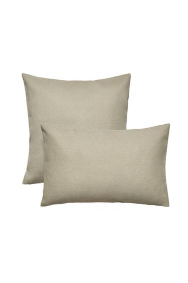 FUNDA COJÍN LISA - Verde claro de Zara