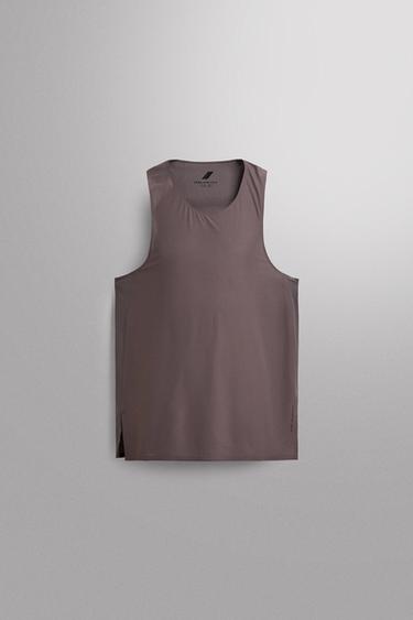 Zara LAGANI TOP ZA TRČANJE – Ljubičasta – Slika 0