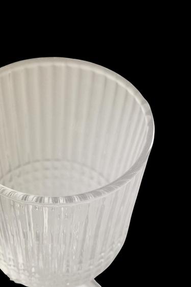 RAISED DESIGN WINE GLASS - 990 by Zara