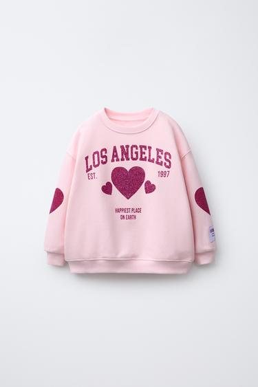 SPARKLY CITY SWEATSHIRT - Pink by Zara - Image 0