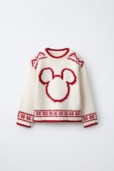 MICKEY MOUSE © DISNEY WOOL BLEND JUMPER - Ecru de Zara