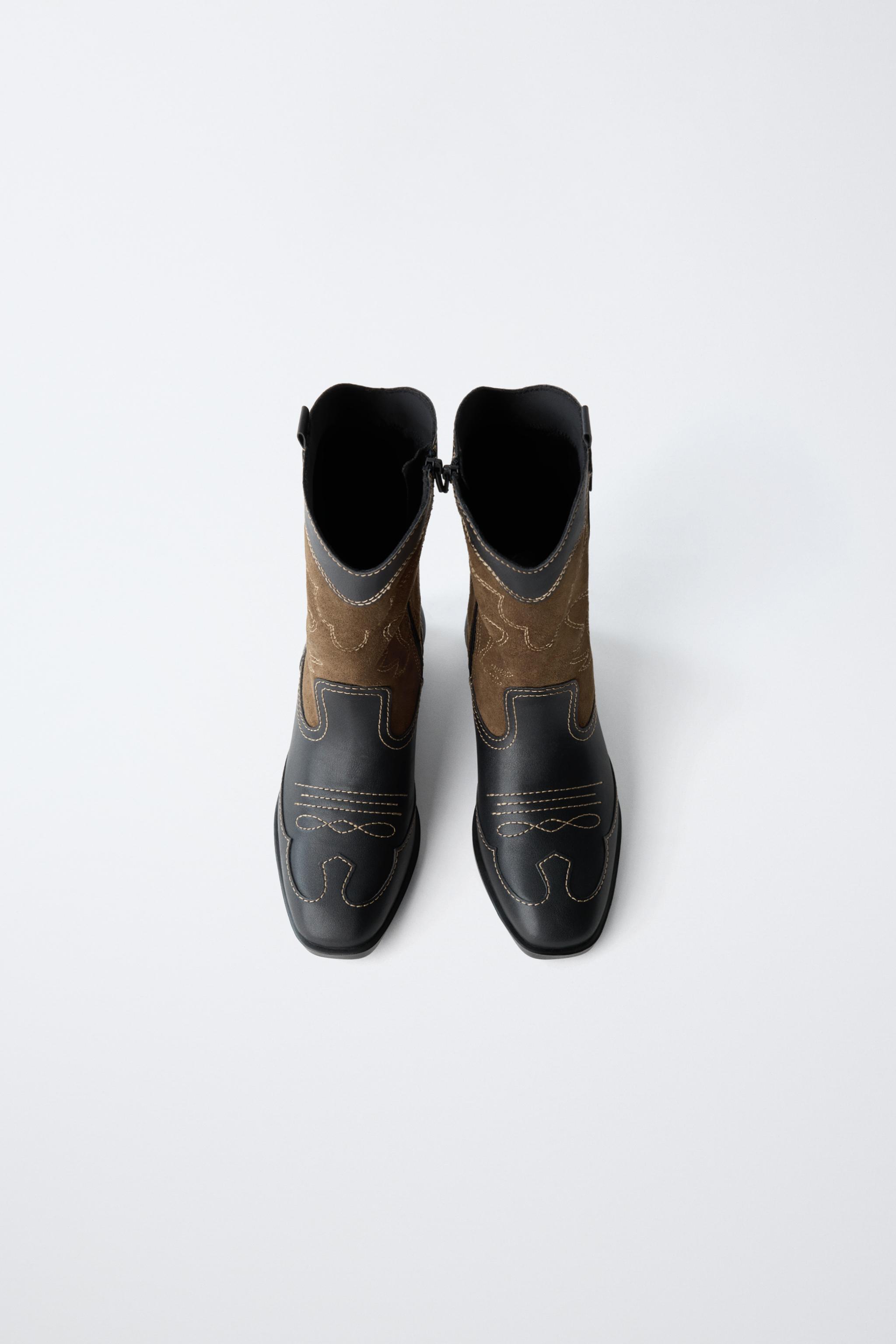 Детские ботинки Zara COWBOY BOOTS — фото 6