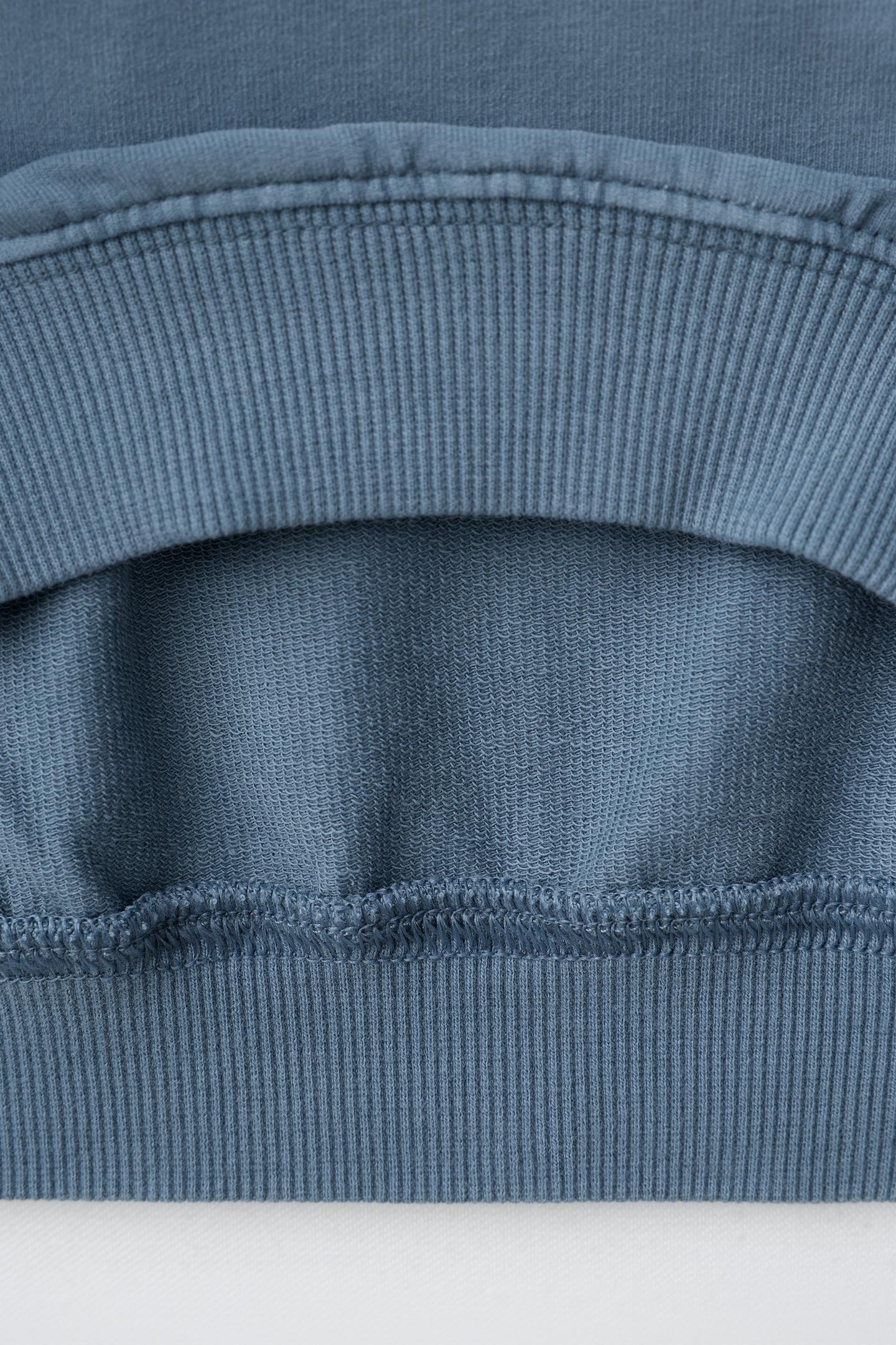 Детская толстовка Zara Plain, цвет: Синий / Индиго — фото 5