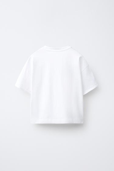 T-SHIRT UNI - Blanc de Zara - Image 1
