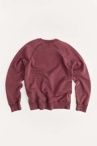 VARSITY 50TH ANNIVERSARY SWEATSHIRT - Burgundy by Zara - Image 2