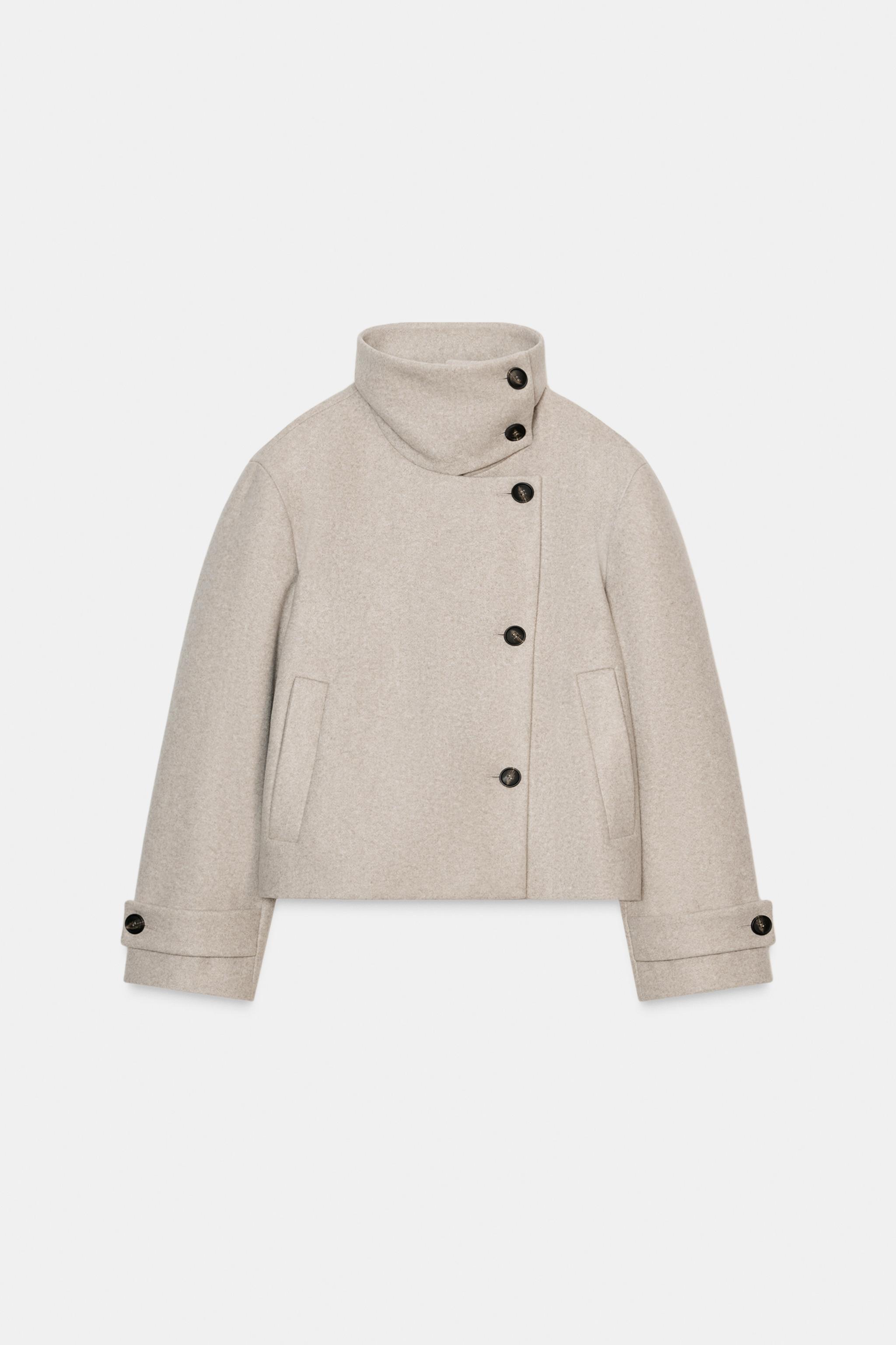 SHORT HIGH NECK COAT