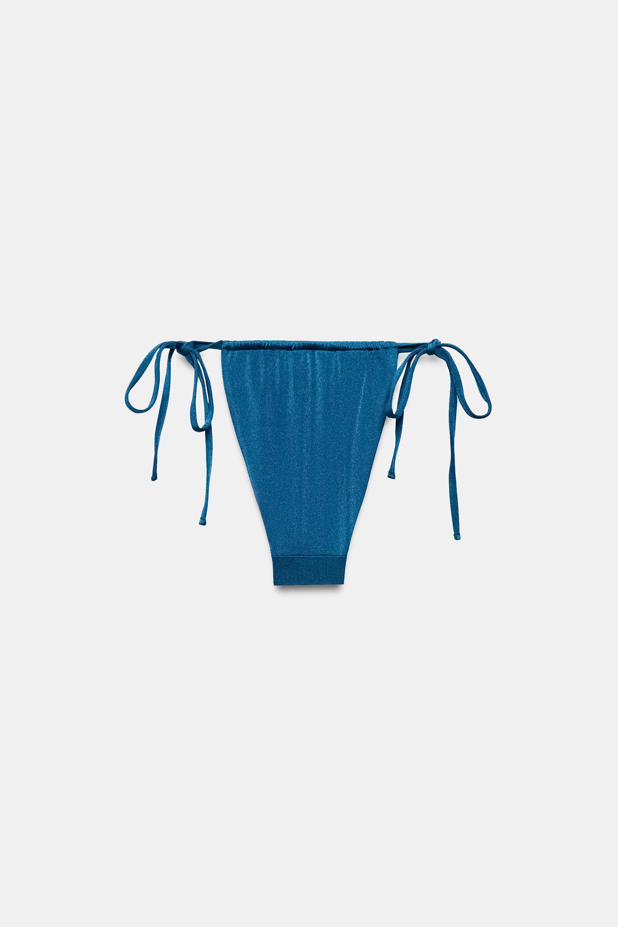 BAS DE BIKINI DRAPÉ UNI