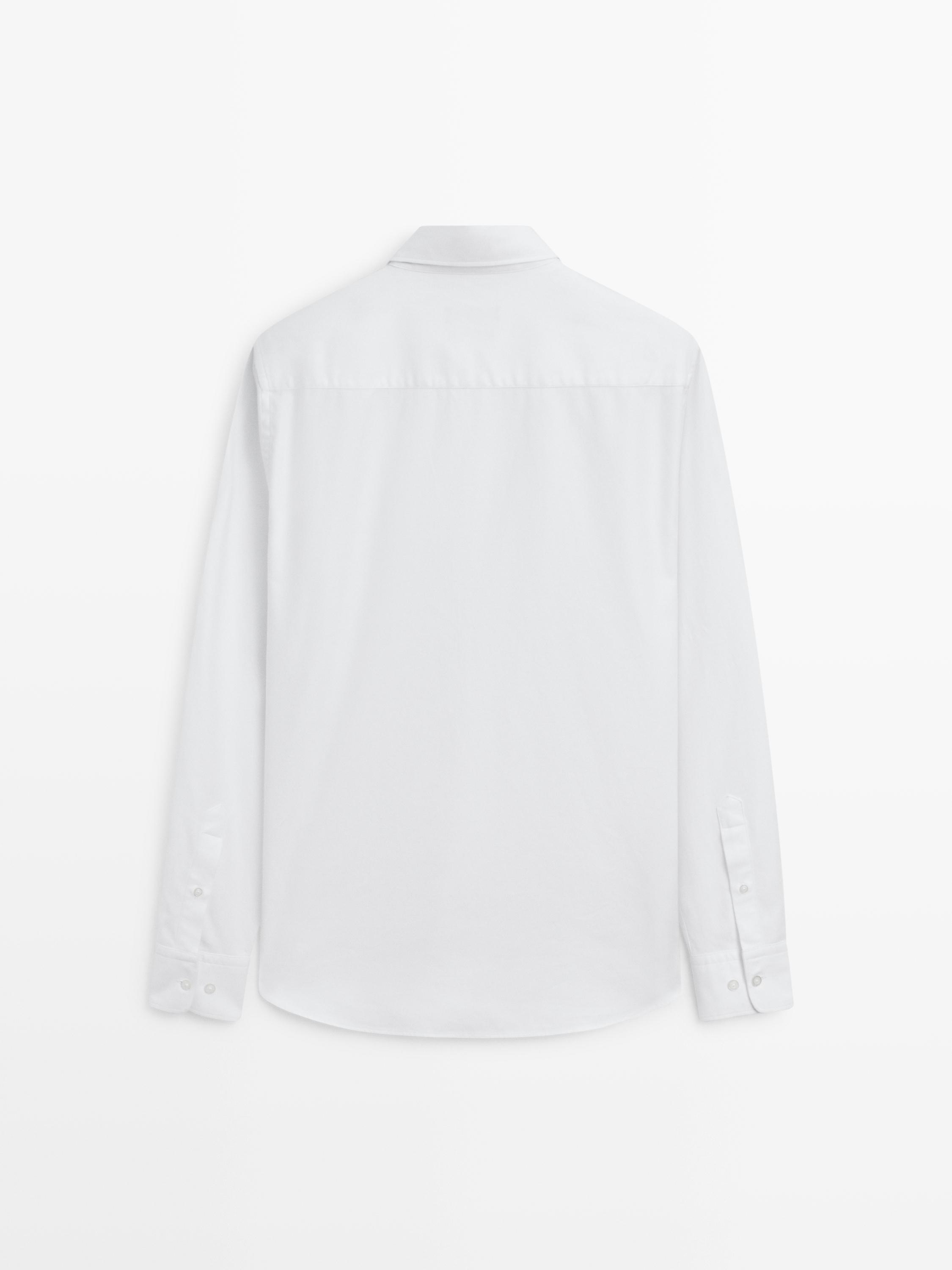 Regular fit twill shirt