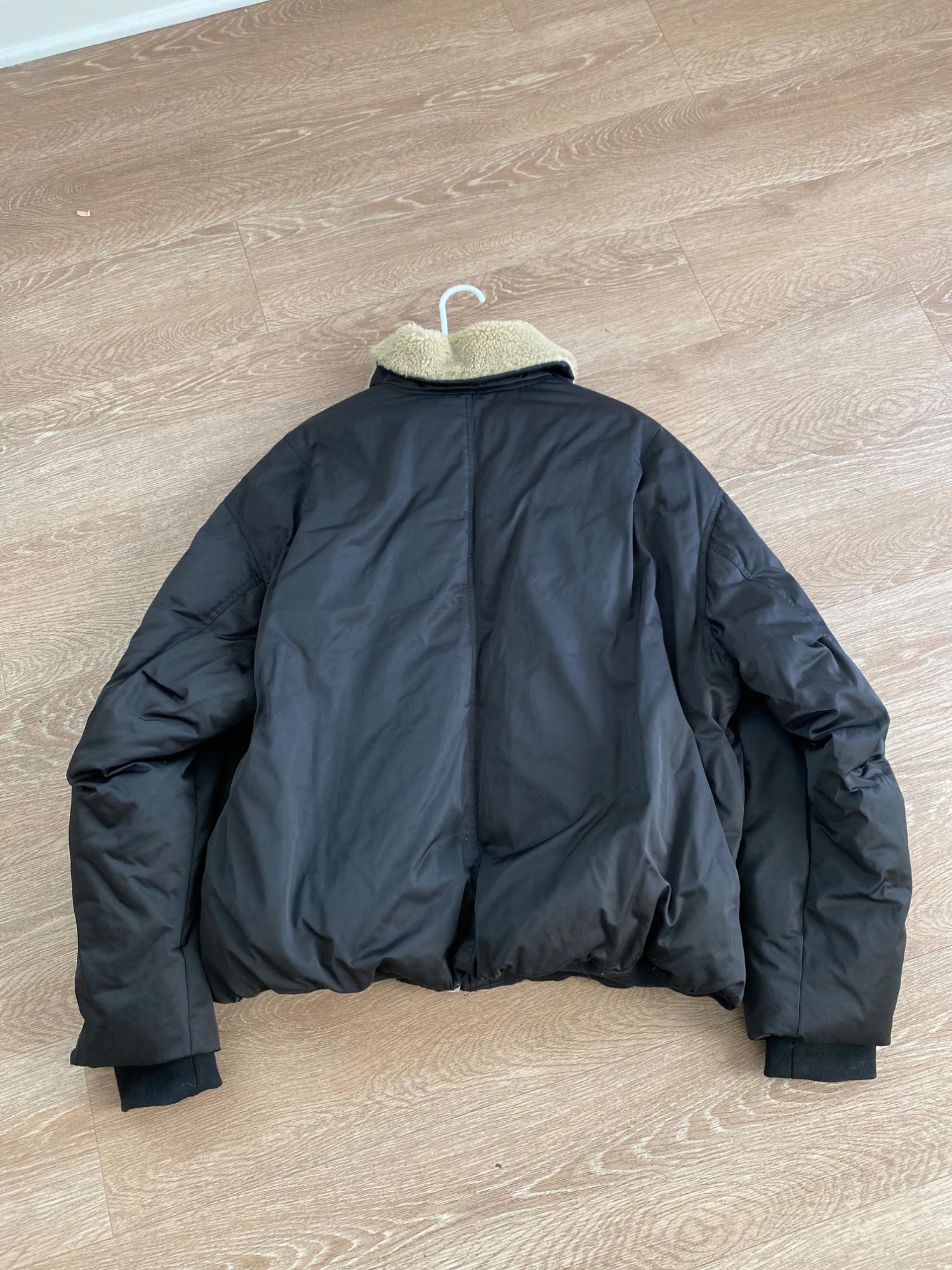 NWT ZARA MENS MIXED COLLAR JACKET BLACK