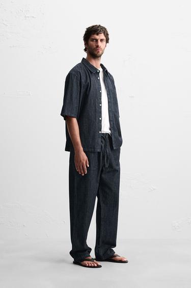 JEAN JOGGER COUPE DÉCONTRACTÉE - Indigo de Zara - Image 3