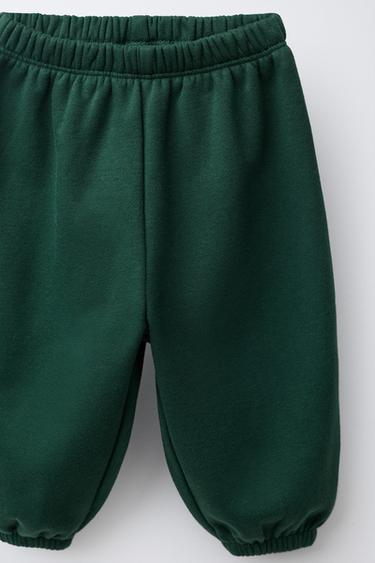 TERRY PATCH SWEATSHIRT AND JOGGER TROUSERS SET - Mid-green by Zara - Image 6