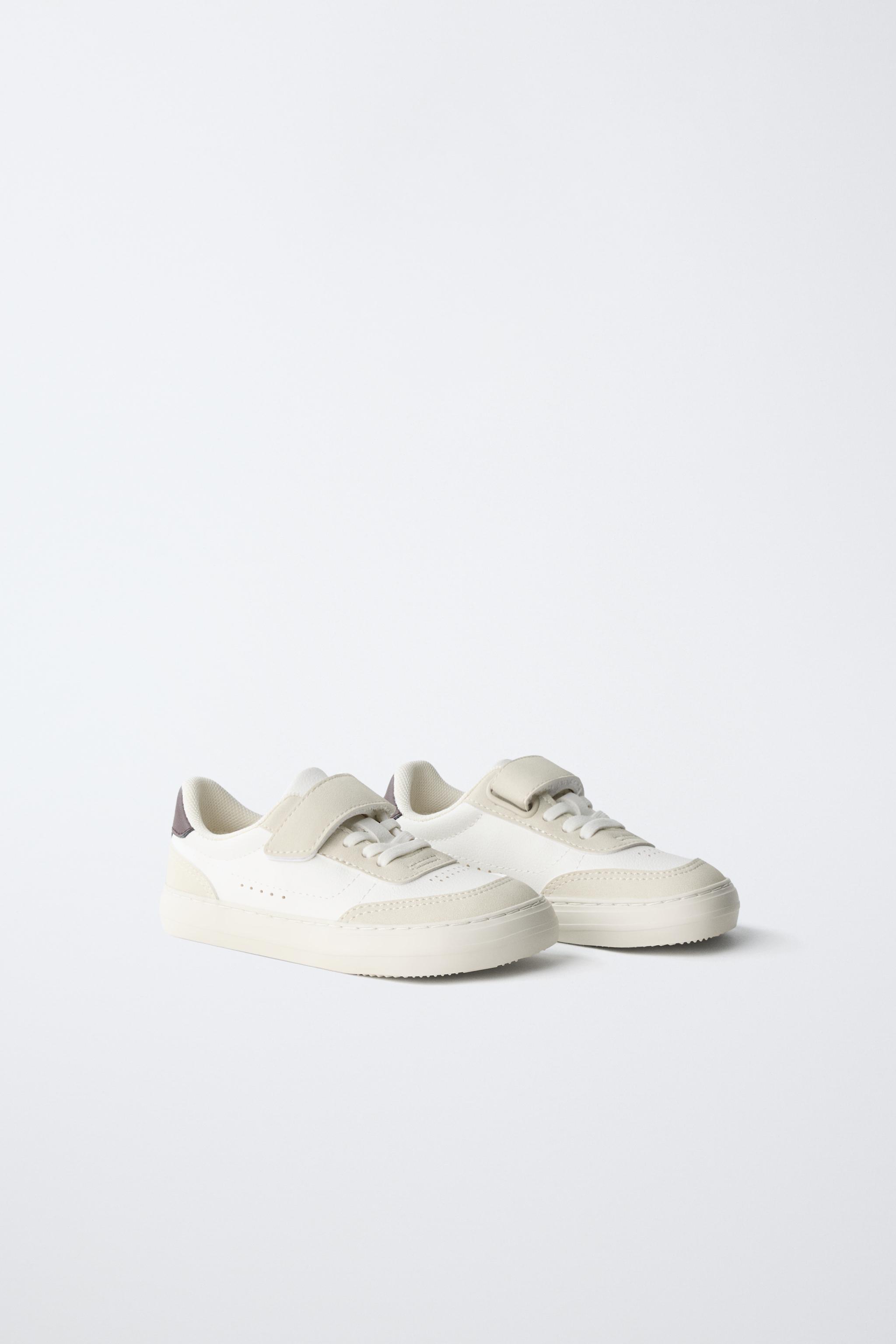 CONTRAST BAREFOOT SNEAKERS — White