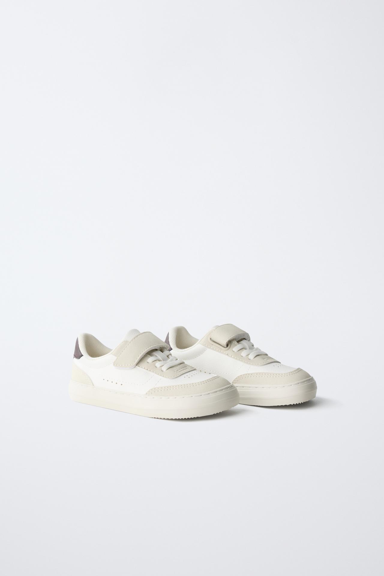 CONTRAST BAREFOOT SNEAKERS — White