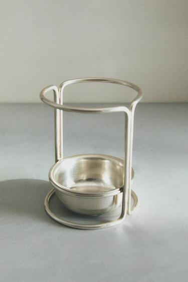 Zara METAL TOOTHBRUSH HOLDER - Silver