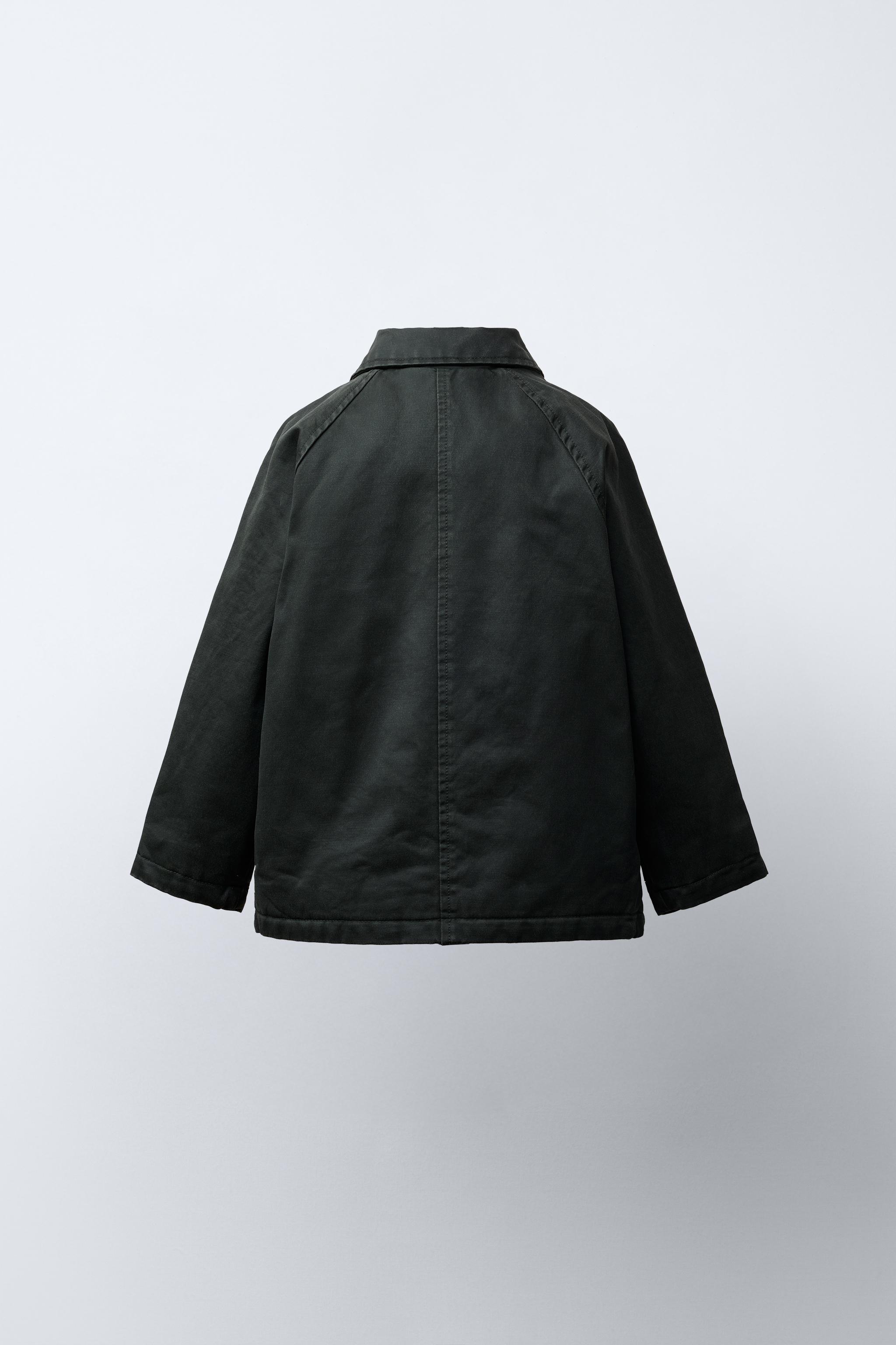ZARA ダークブラウン 合成皮革 ジャケット レザージャケット & コート | メンズ | ZARA 日本