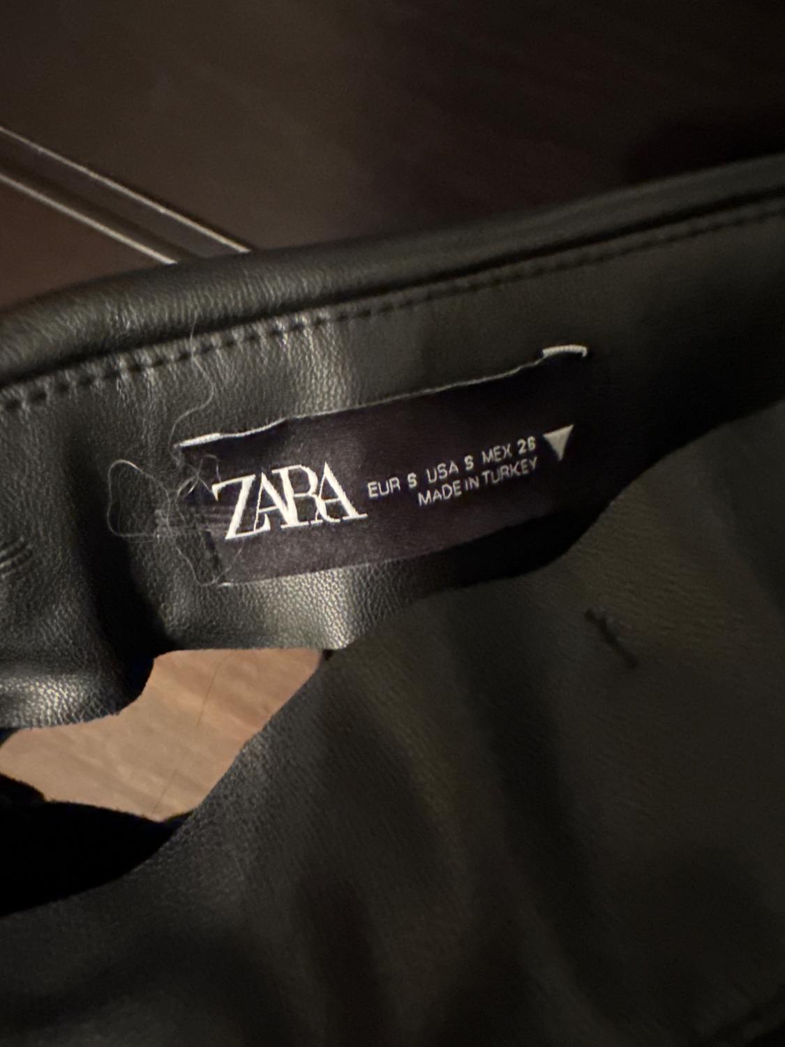 FAUX LEATHER MINI SKIRT - Image 4