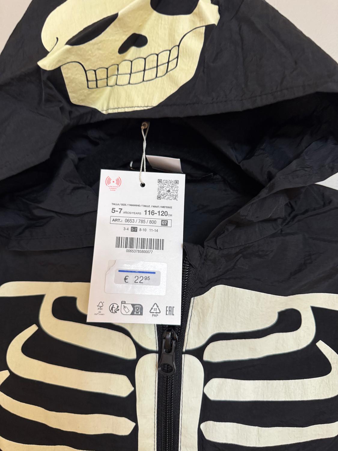 SKELETON COSTUME JUMPSUIT - Image 3
