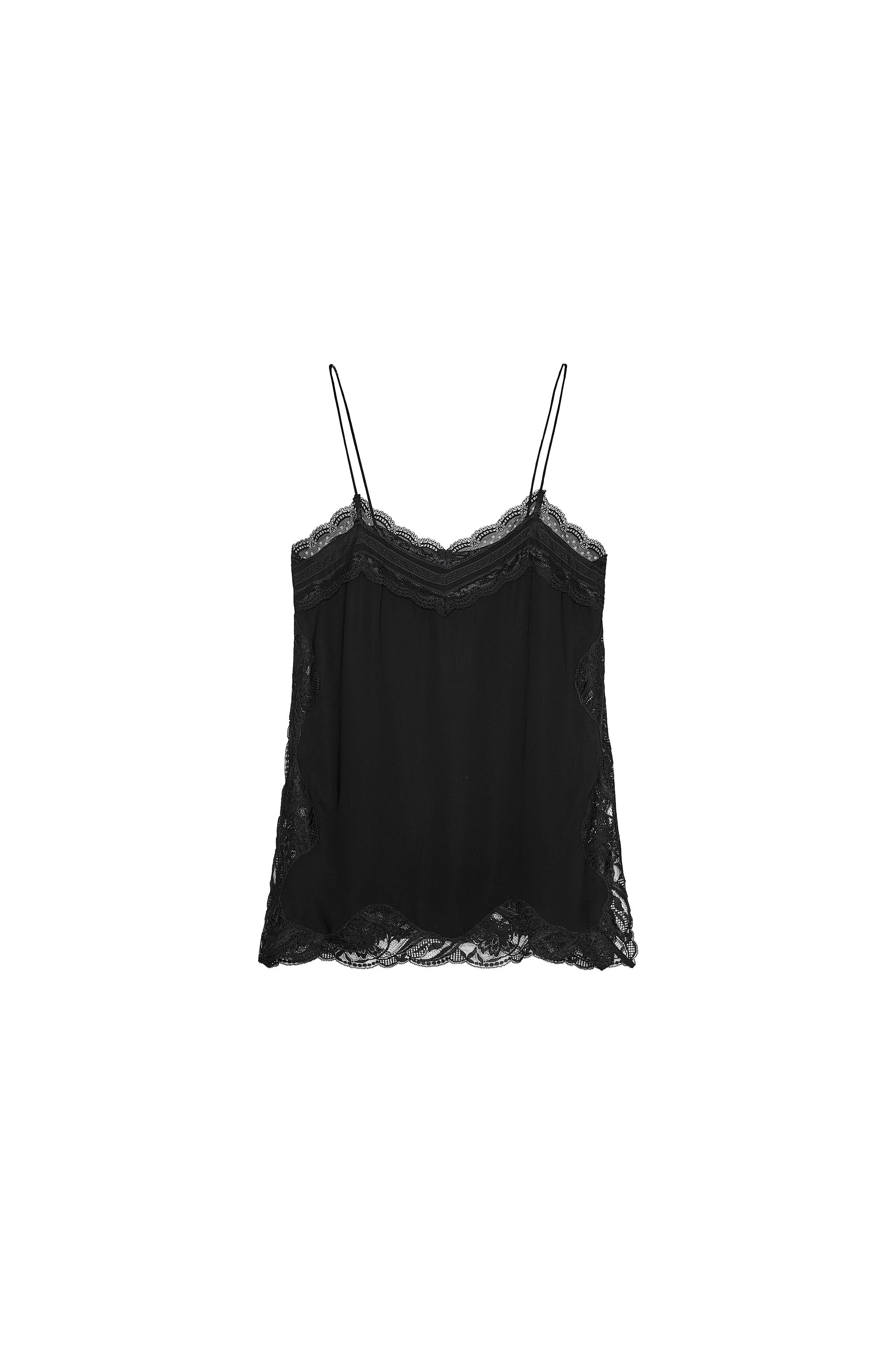 Dantel Şeritli Kamisol Top ZW COLLECTION