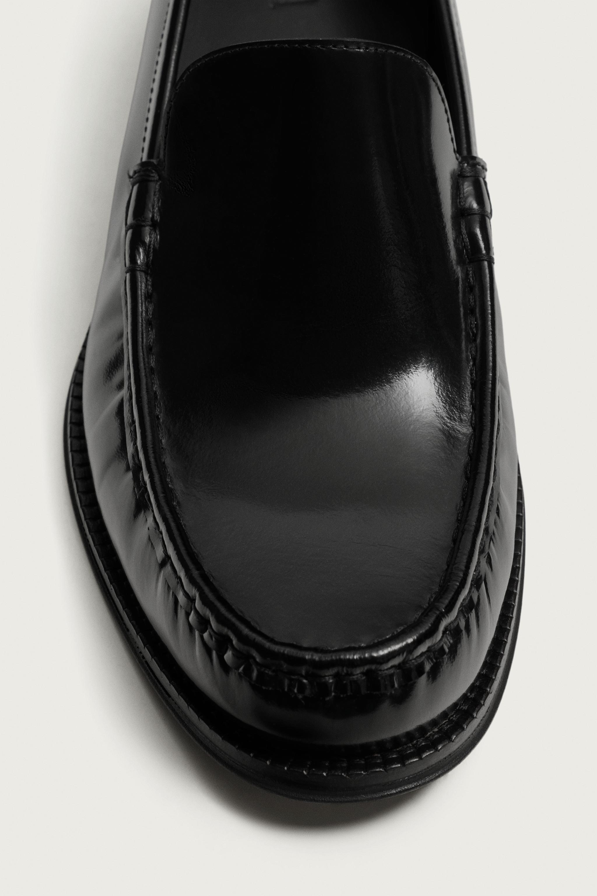 LEATHER DRESS LOAFERS