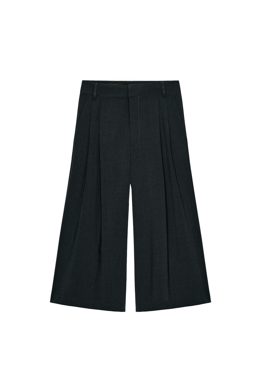 WIDE PLEATED SHORTS - image 3