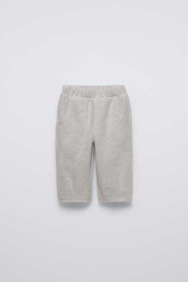 PANTALON BAGGY SOFT TOUCH - Sable / Chiné de Zara - Image 0