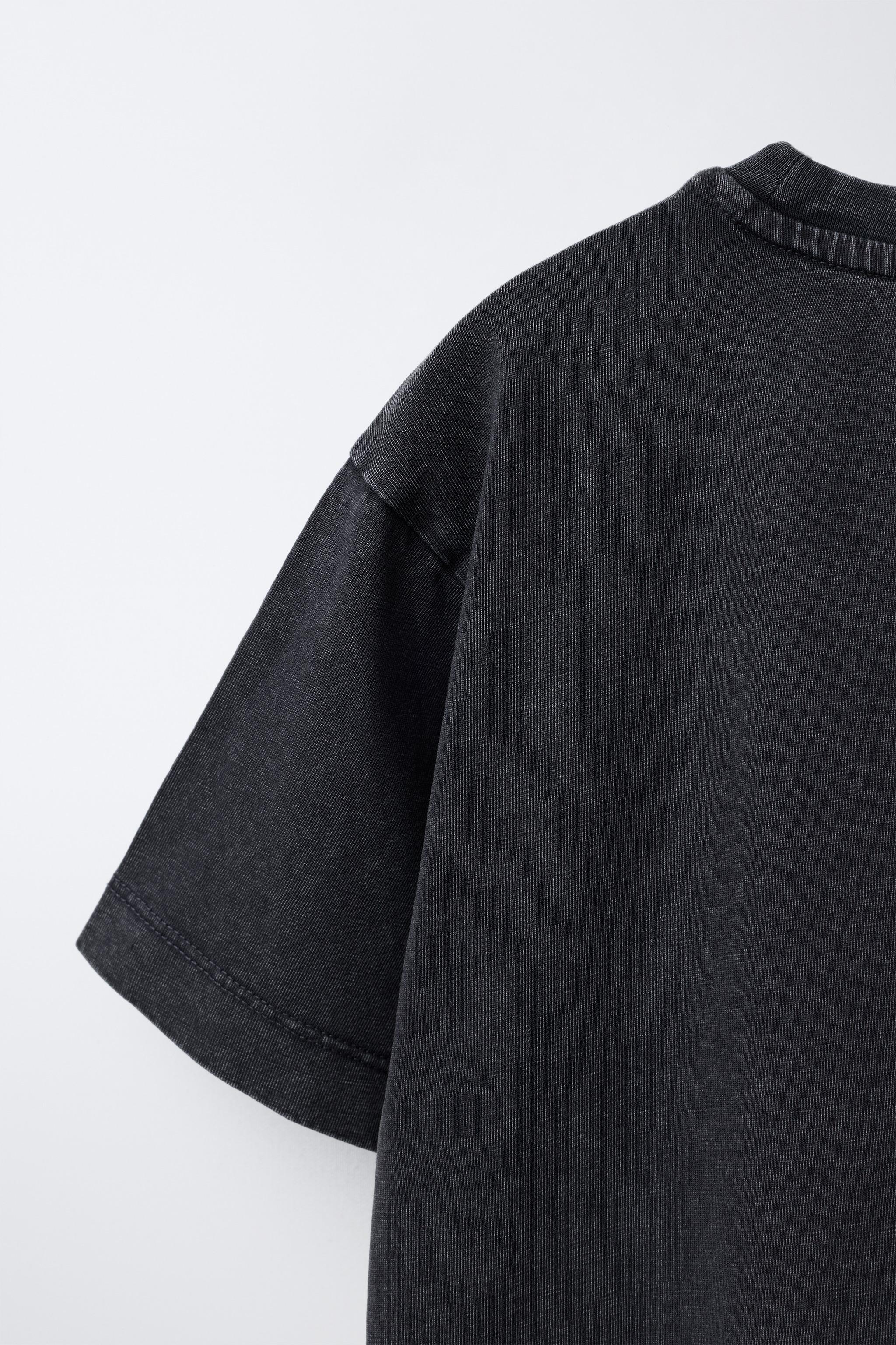 BASIC WASHED EFFECT T-SHIRT