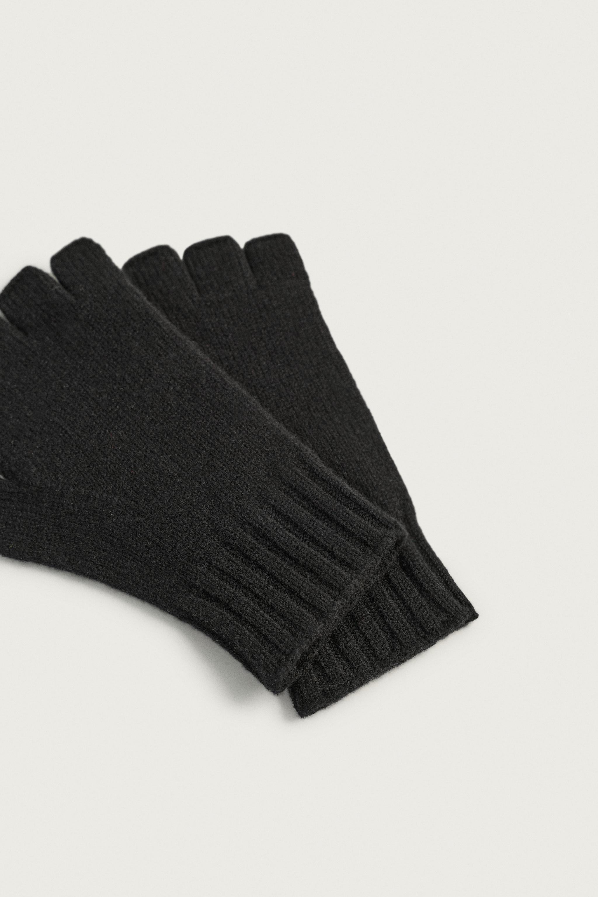 100% WOOL KNIT MITTENS