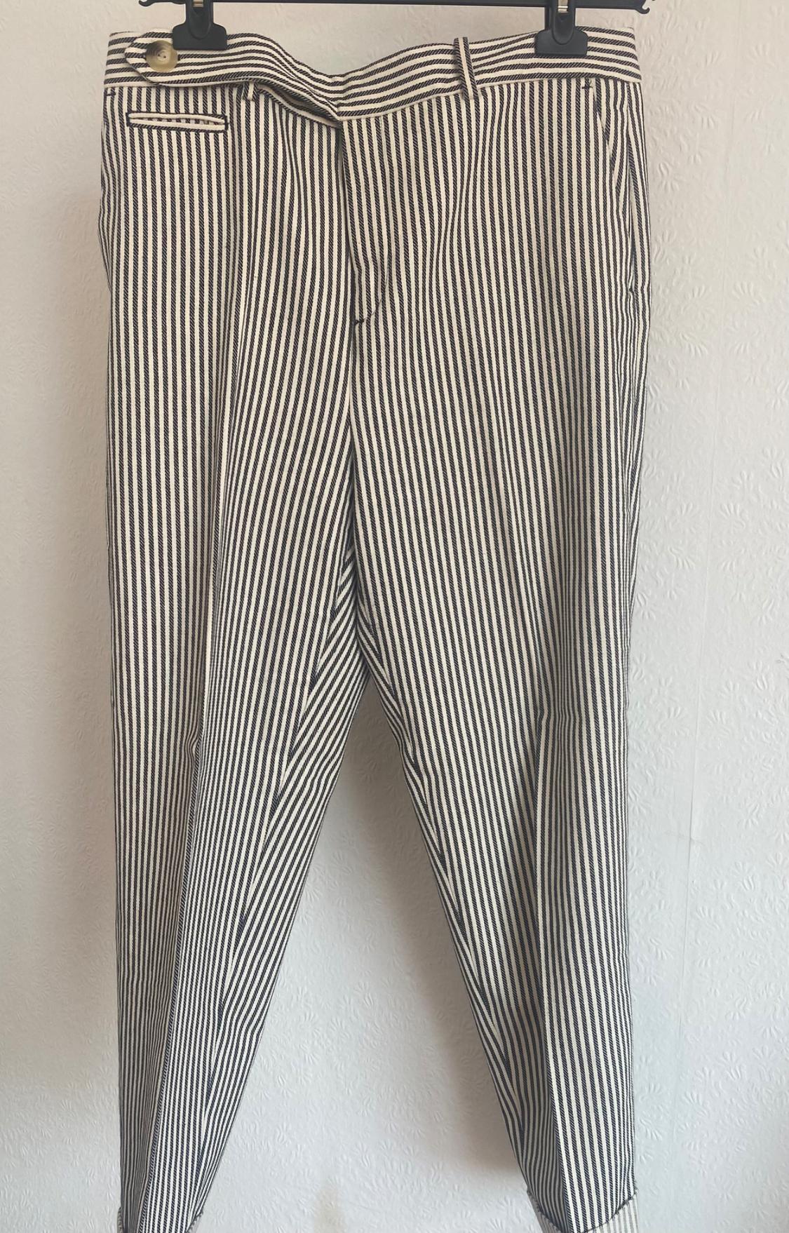STRIPED NARROW TROUSERS - Image 7