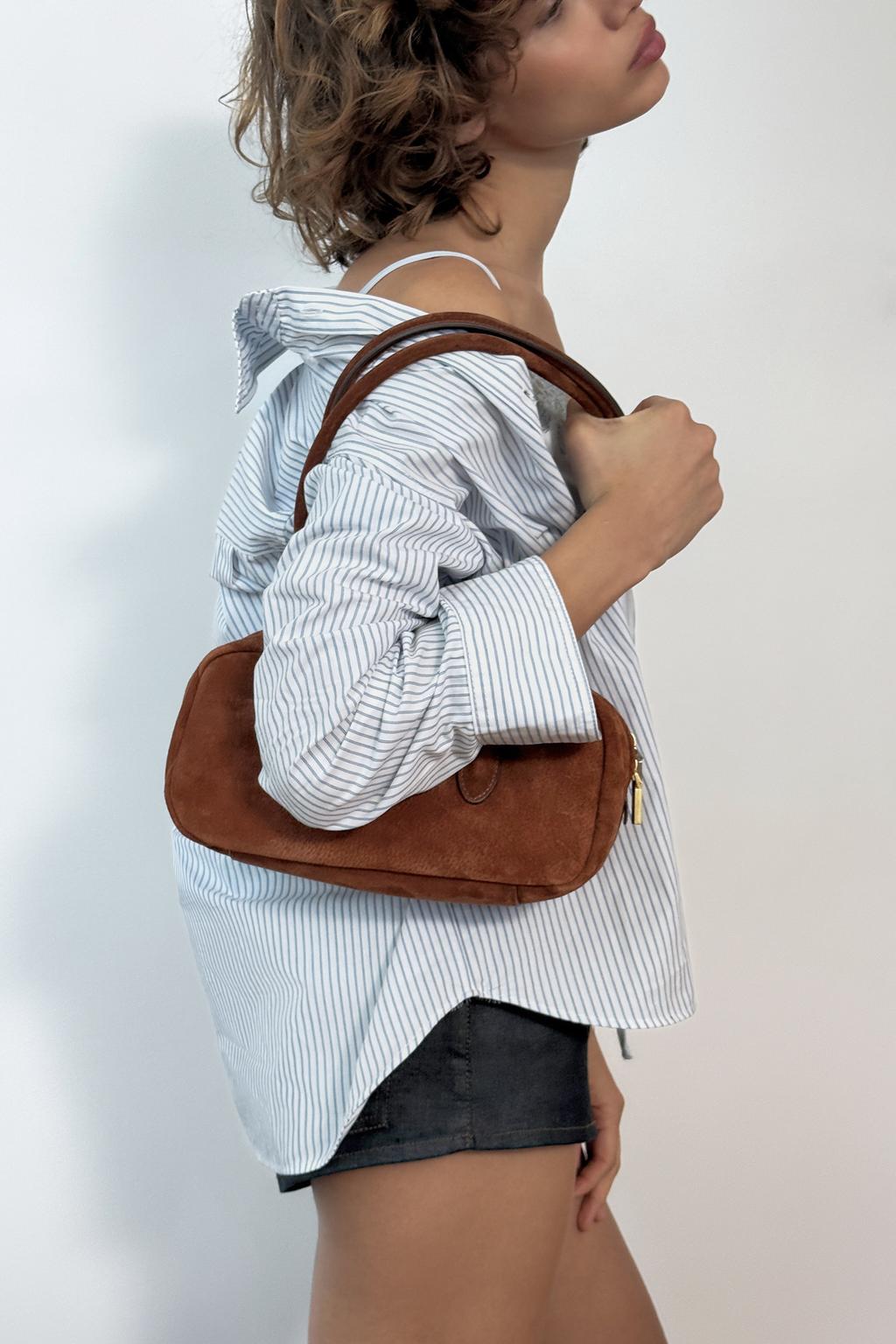LEATHER SHOULDER BAG - image 3