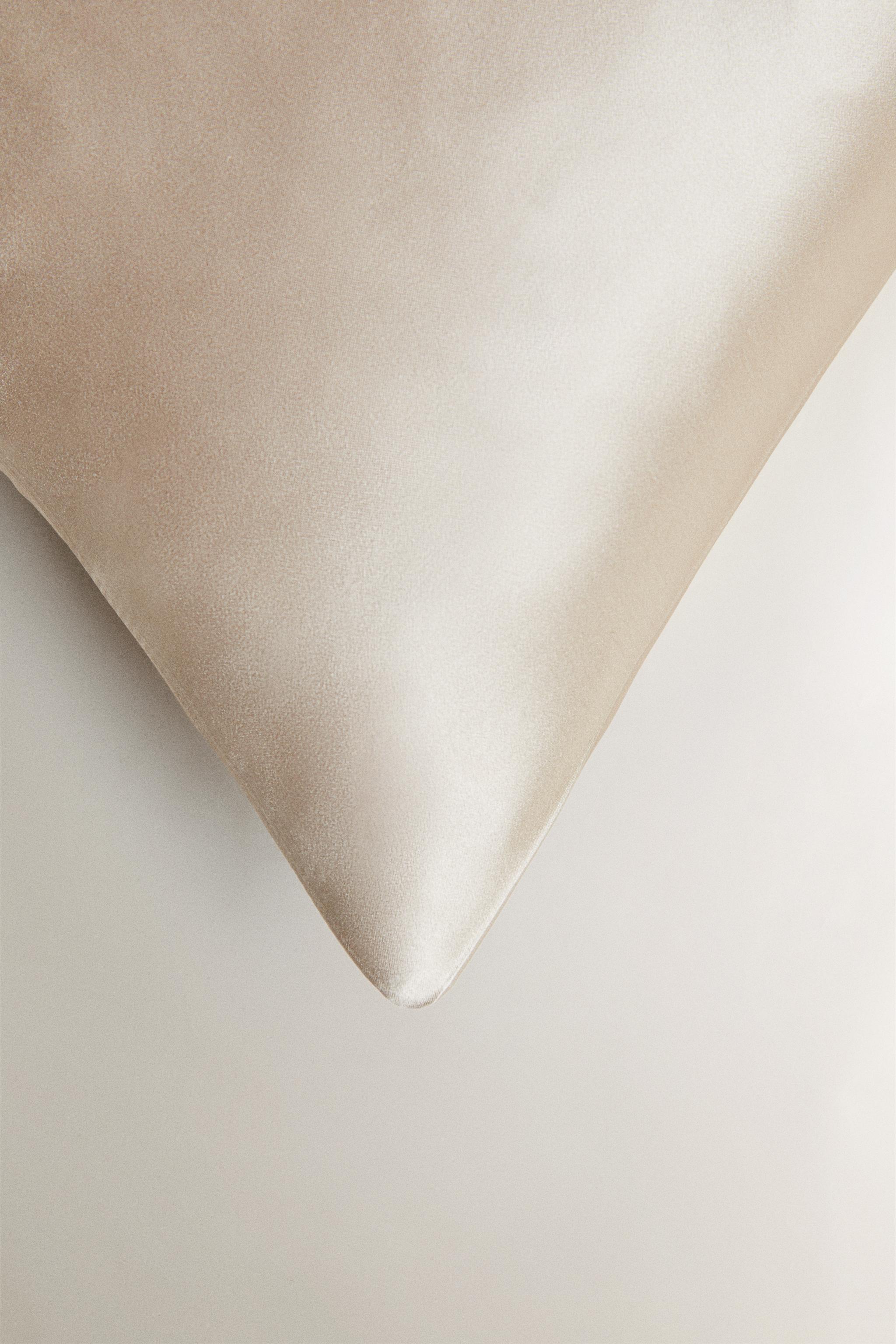 MULBERRY SILK PILLOWCASE — Brown / Taupe