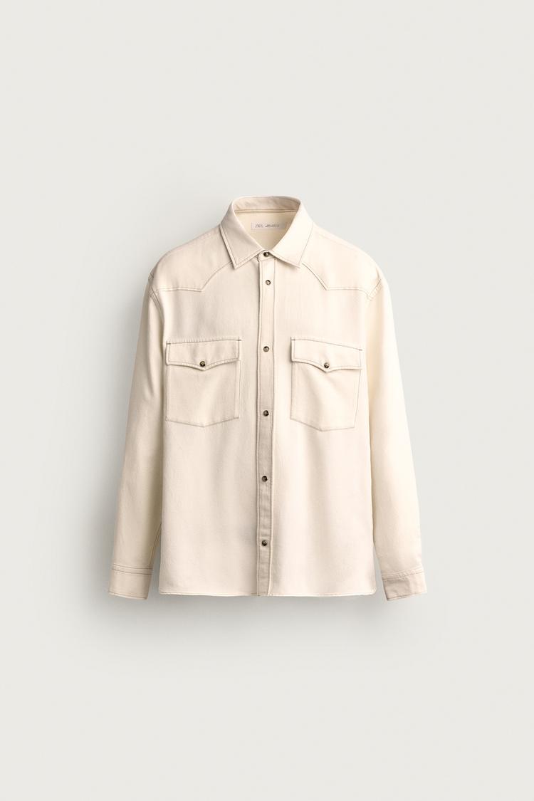 Camisa western relaxed fit
