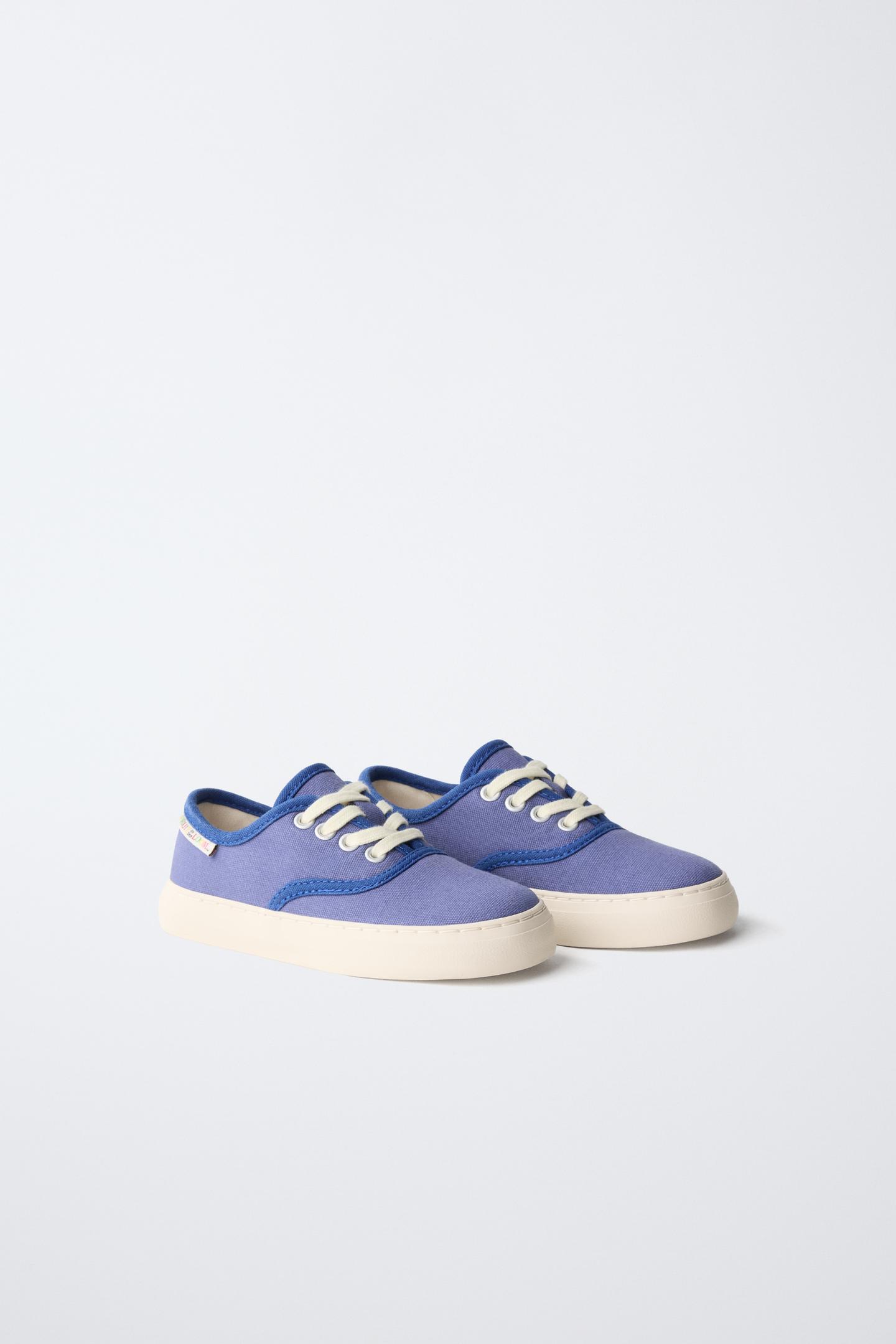 Детские кроссовки Zara Fruit OF the Loom™ Sneakers, цвет: Синий — фото 2