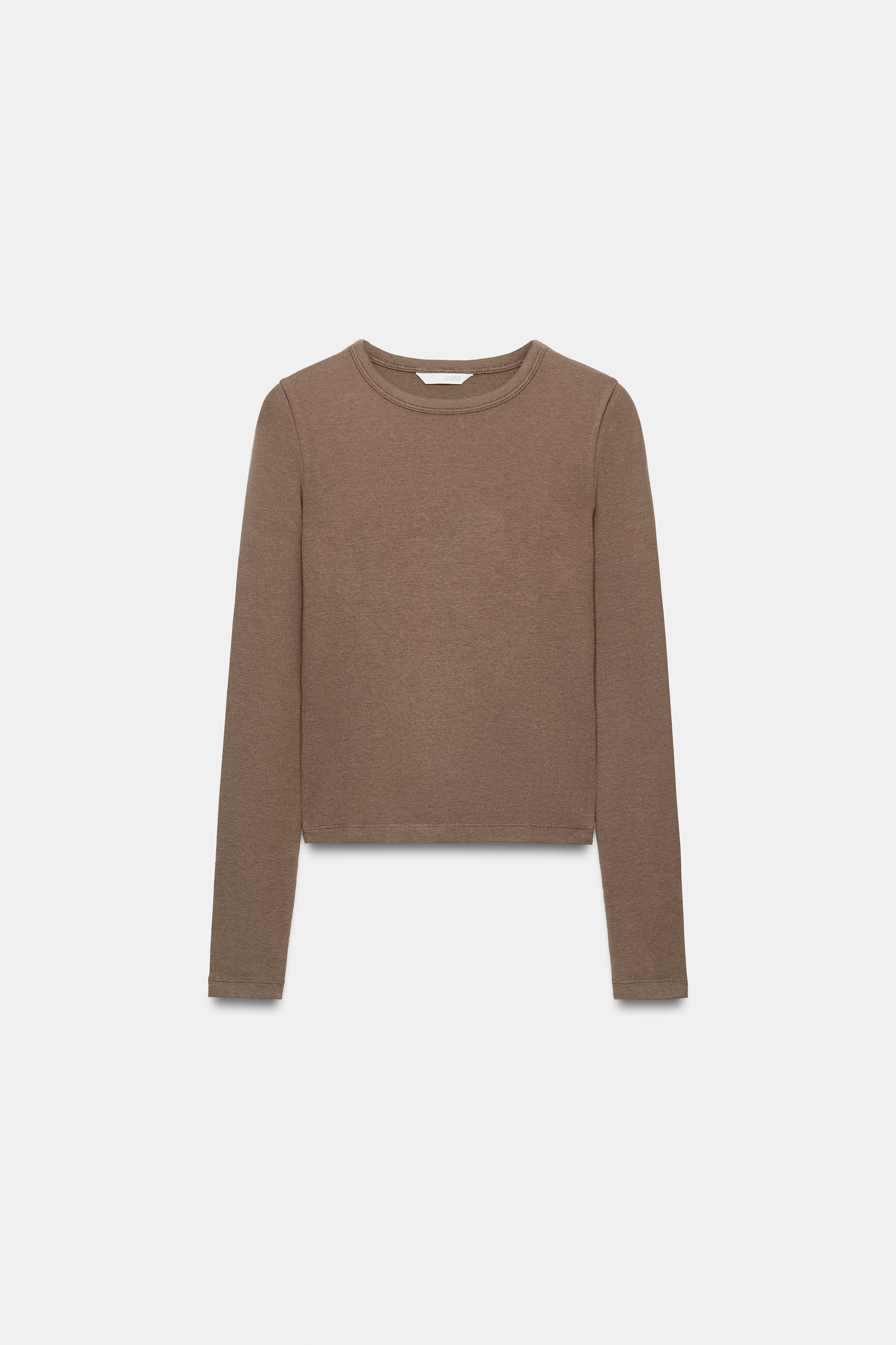 LONG SLEEVE COTTON T-SHIRT