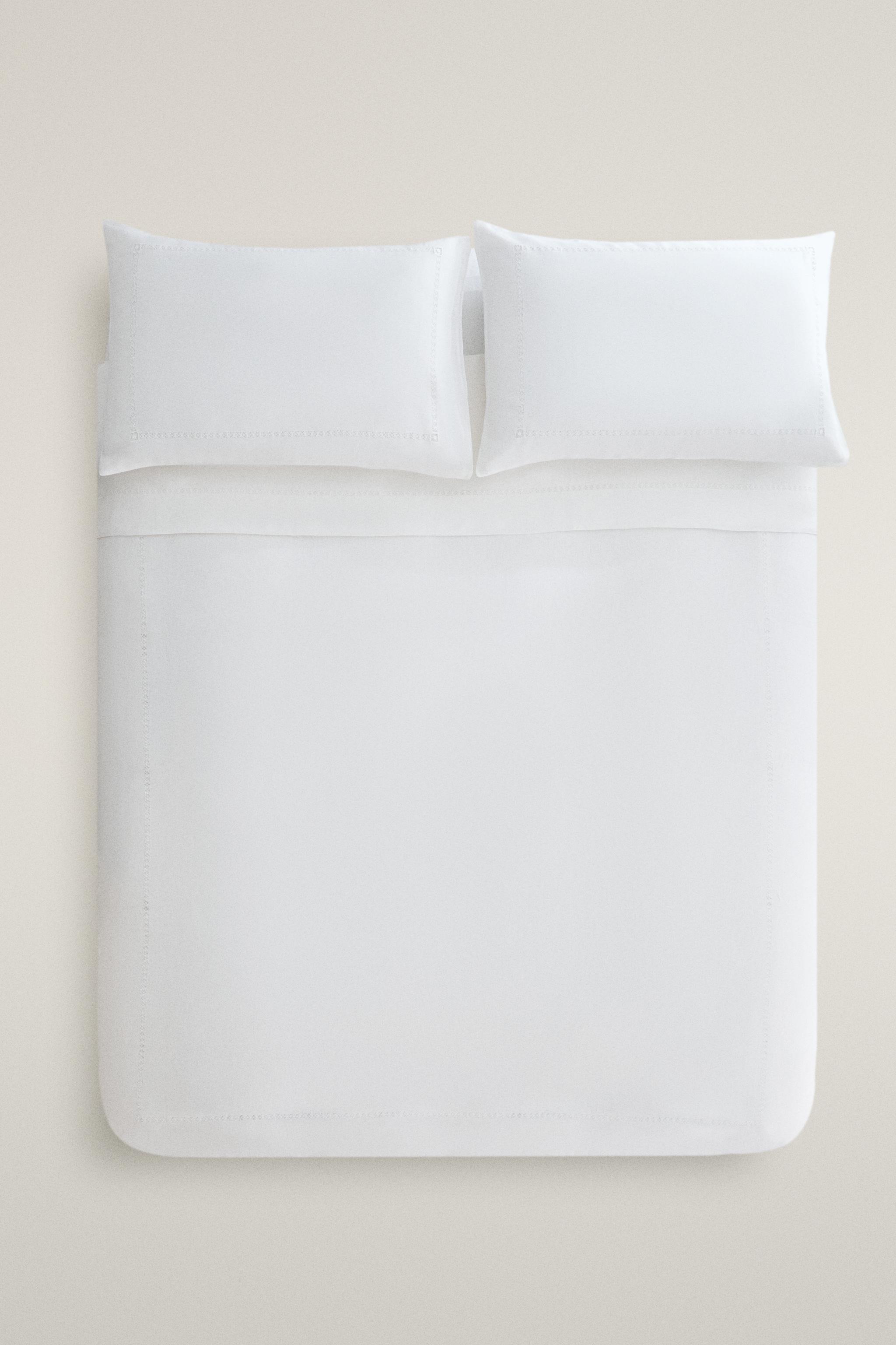 LINEN HEMSTITCHED DUVET COVER