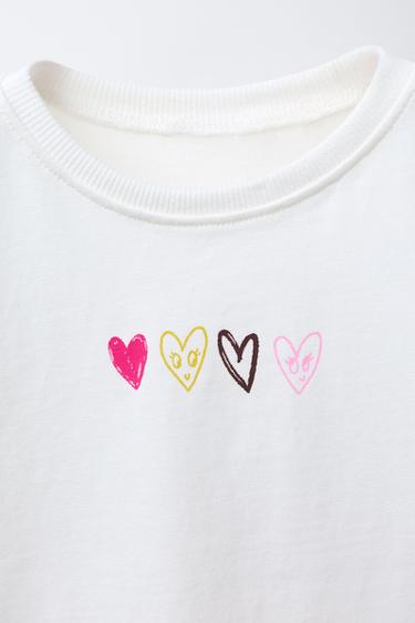 SLOGAN PRINT T-SHIRT - White by Zara - Image 2
