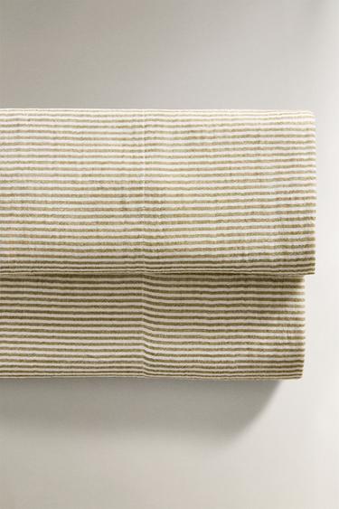 KINDER-OBERLAKEN AUS GESTREIFTER GAZE - Grün von Zara