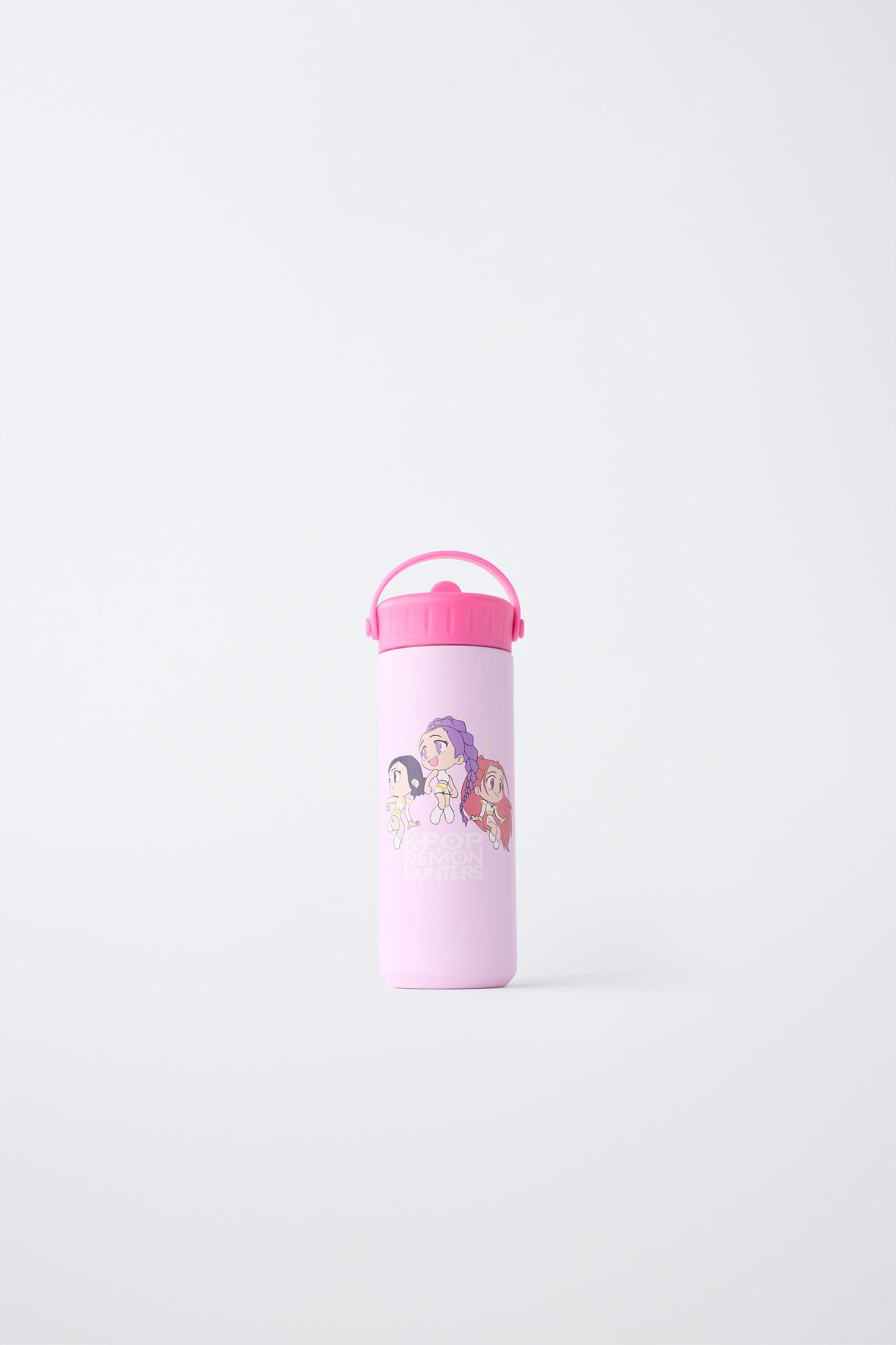 KPOP DEMON HUNTERS™ NETFLIX © 600ML STEEL BOTTLE — Pink