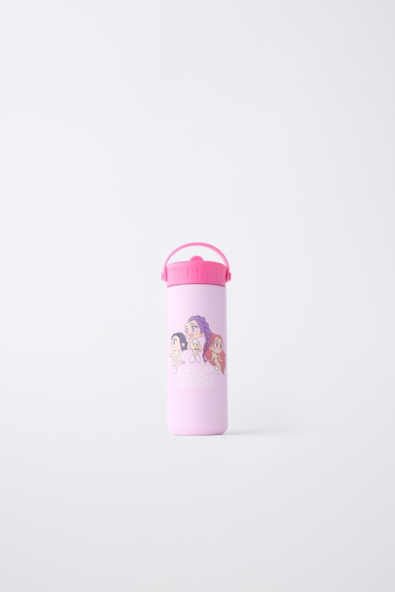 KPOP DEMON HUNTERS™ NETFLIX © 600ML STEEL BOTTLE — Pink