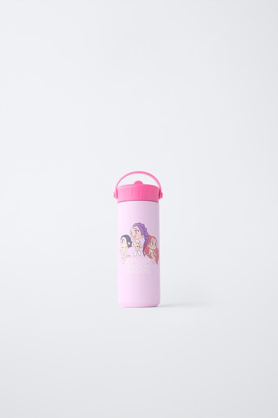SHISHE ÇELIKU KPOP DEMON HUNTERS™ NETFLIX © 600ML - Rozë nga Zara - Imazh 0