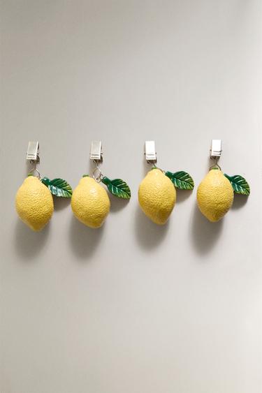 ZITRONEN-TISCHDECKENBESCHWERER (4ER-PACK) - Gelb von Zara - Bild 0