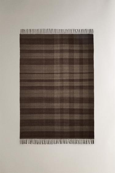 COUVERTURE RAYURES - Kaki de Zara - Image 1