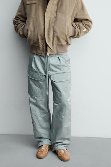 PANTALON BATTLE TECHNIQUE X SR_A - Bleu d'eau de Zara - Image 5