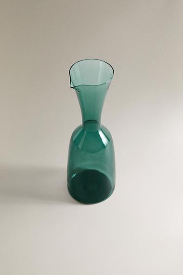 COLOURED BOROSILICATE JUG X COLLAGERIE - Green by Zara - Image 1