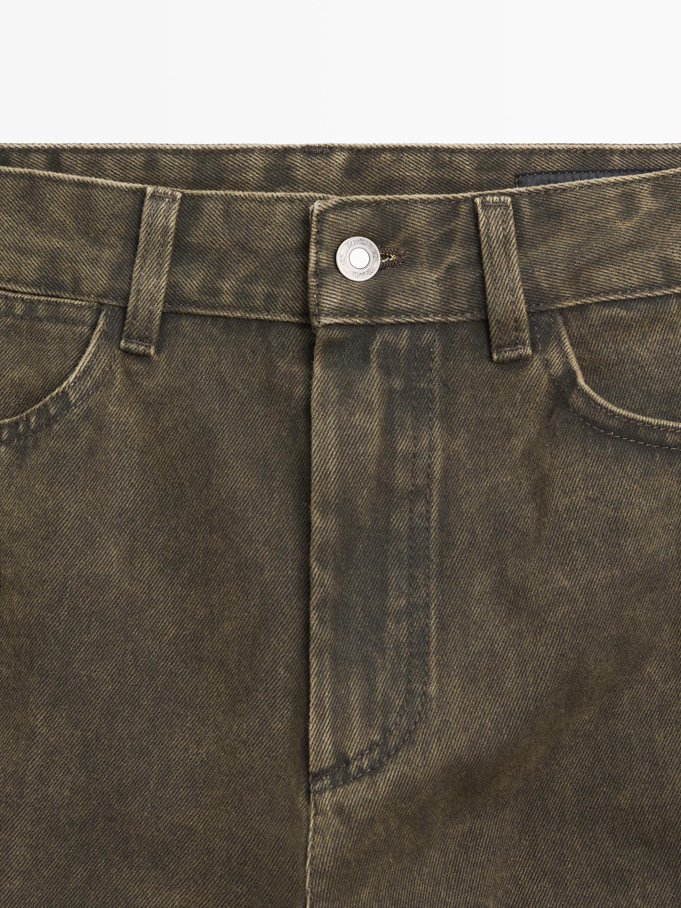 Mid-rise balloon fit jeans