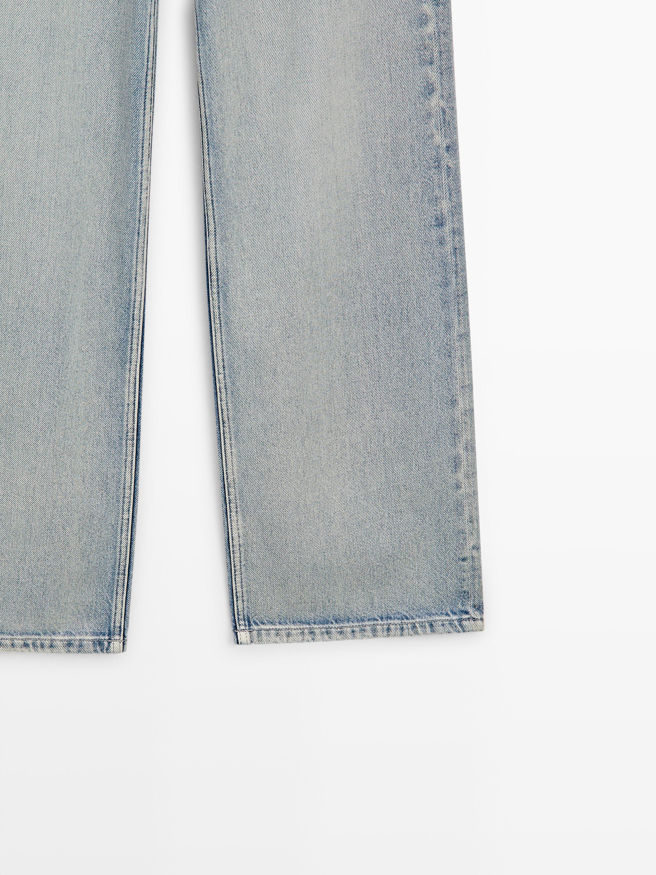 Jean wide leg taille haute
