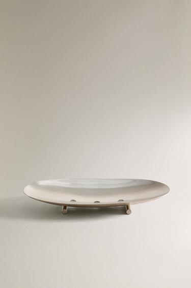 METAL BATHROOM SOAP DISH - Silver by Zara