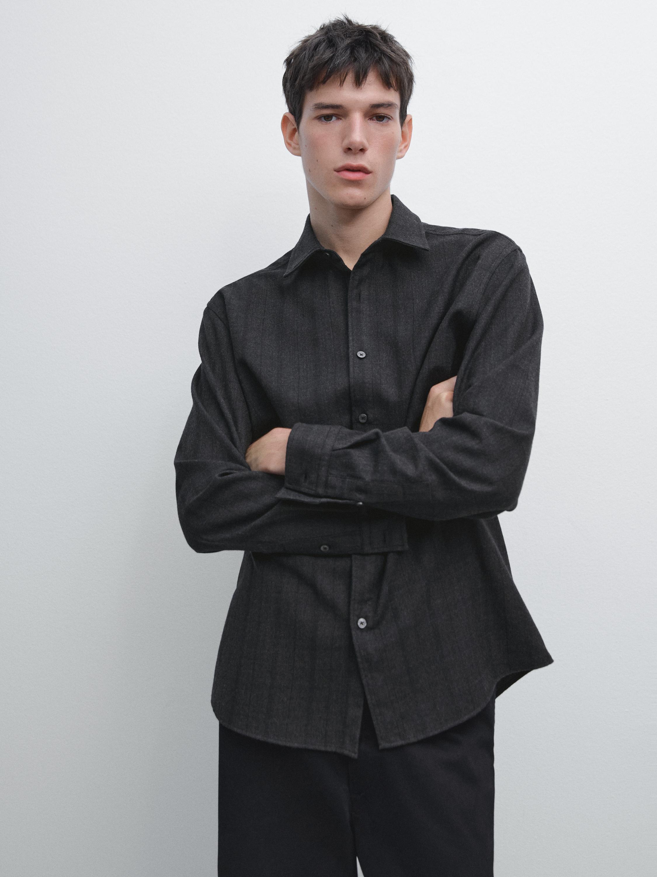 Chemise à carreaux regular fit