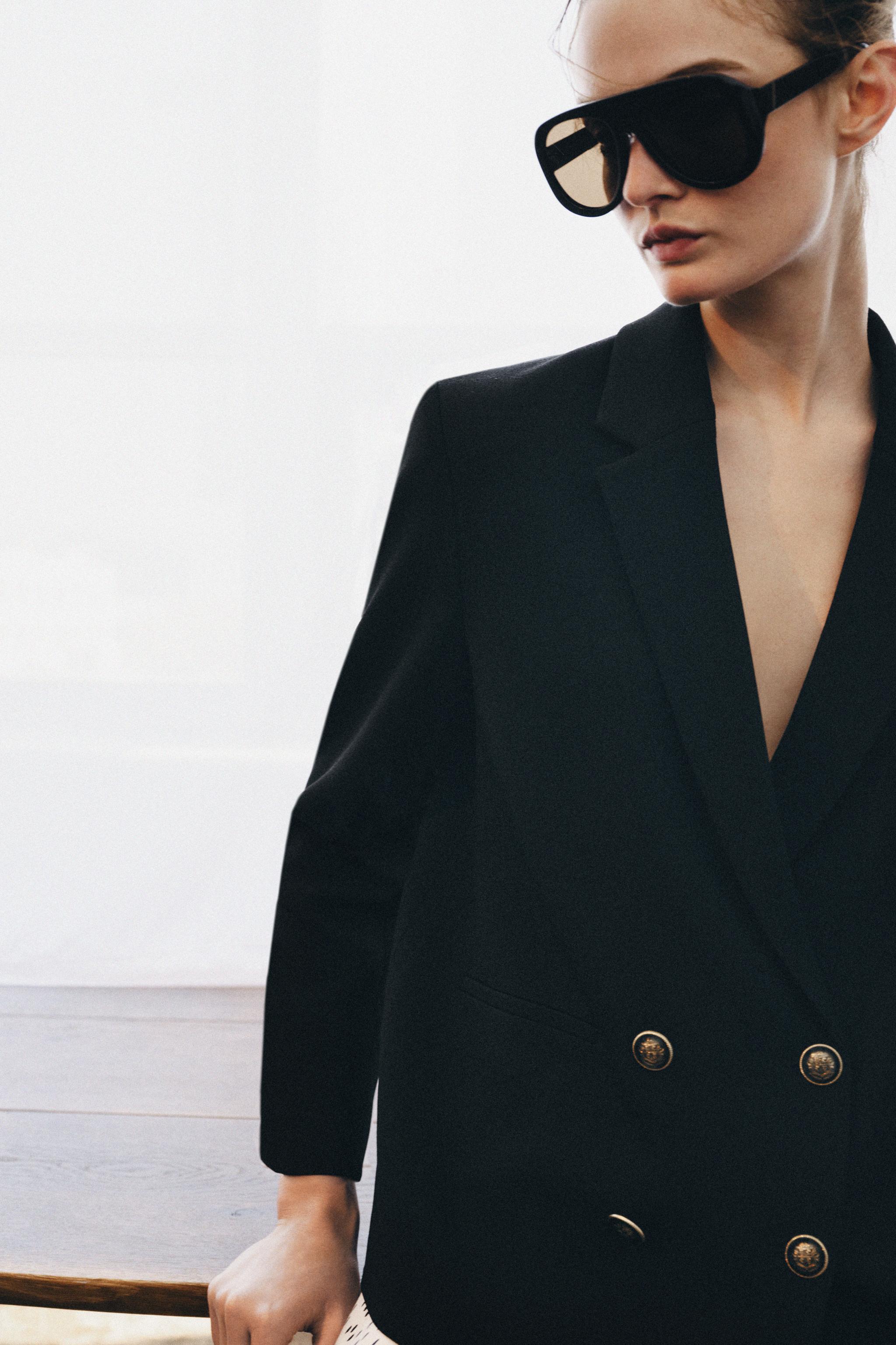 ZW COLLECTION STRAIGHT BUTTON BLAZER